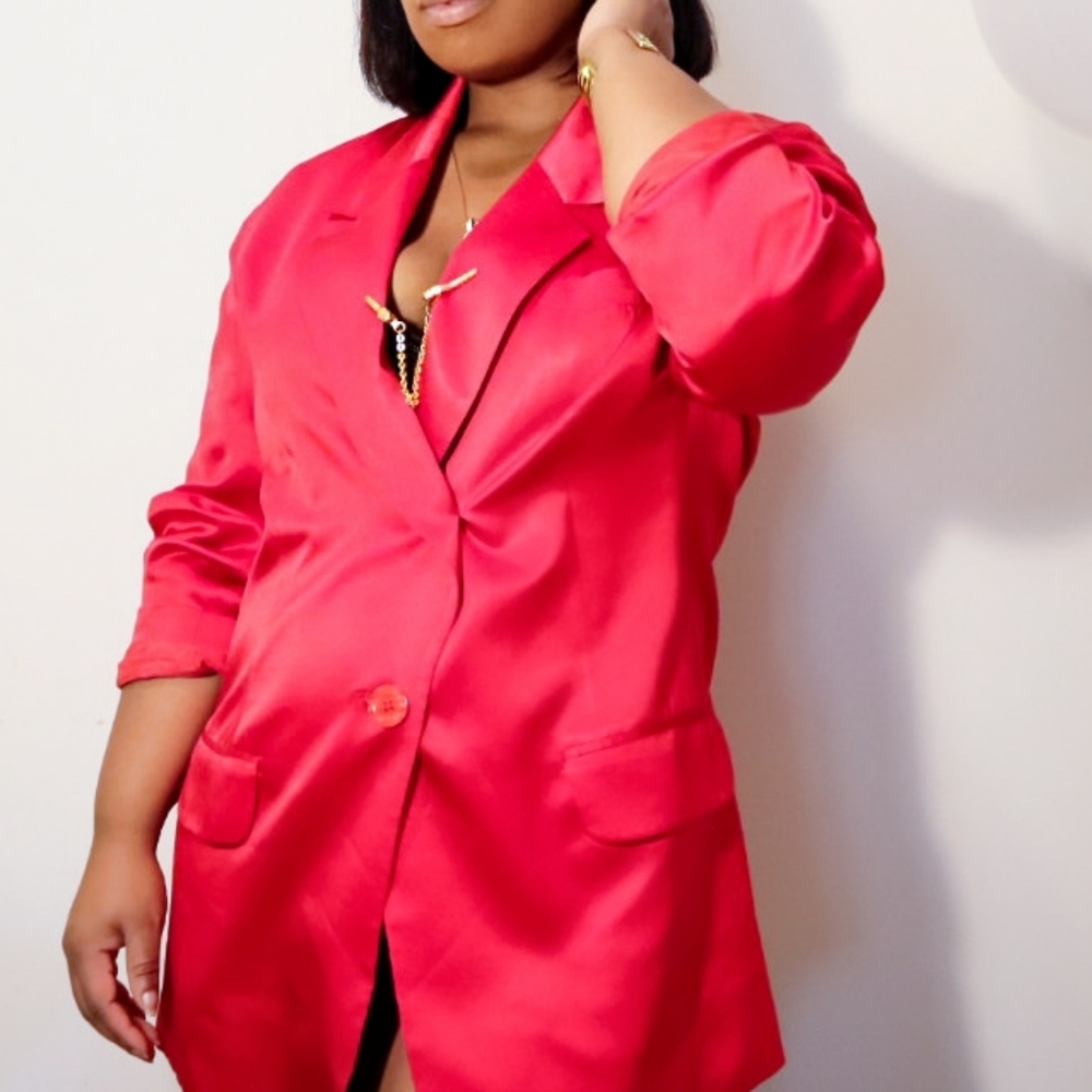 Tanner red jacket blazer in size 14